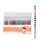 Coffret de stylos gel pailletés rétractables pour le journal intime et le dessi