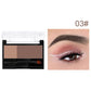 🌸 Palette de poudres à sourcils bicolore et tampon réglabl