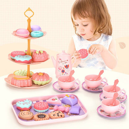 🍵🛒 -50% ! 🦄Set de Théière Jouet pour Enfant – 17 Pièces, Portable & Jeu d’Imagination.