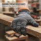 🧤 Gants de travail de protection résistants, tricotés, calibre 10 🛠️