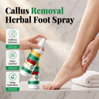 Spray rafraîchissant pour les pieds à base de plantes