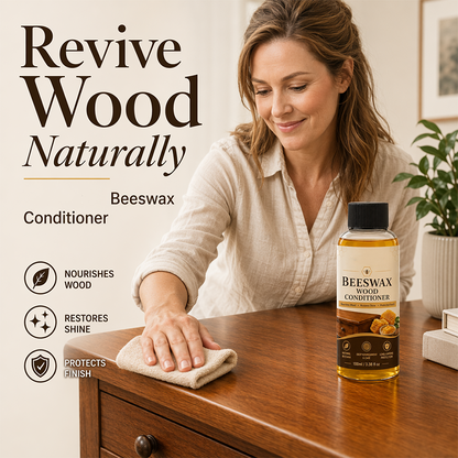 🐝🌿 Aceite natural de cera de abeja para el cuidado de la madera