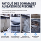 🛟❄️ Coussin d'Air d'Hivernage pour Piscine – Protection Anti-Gel, Évacuation des Eaux et Cordes Incluses