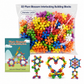Blocs de Construction 3D Flocon de Neige – Emboîtables, Plastique PP, 100 à 600 Pièces