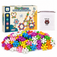 Blocs de Construction 3D Flocon de Neige – Emboîtables, Plastique PP, 100 à 600 Pièces