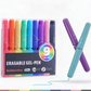 Écrivez et effacez en un clin d'œil ! Stylos gel effaçables 8 couleurs, sans salissures