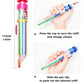 🌈🎨8-colour push-button coloured pen🌈🎨Crayons de couleur à bouton-poussoir à 8 couleurs, sans aucun composant chimique, adaptés au dessin et à l'écriture pour les enfantscils, free from any chemical ingredients, suitable for children to draw and write with