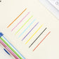 🌈🎨8-colour push-button coloured pen🌈🎨Crayons de couleur à bouton-poussoir à 8 couleurs, sans aucun composant chimique, adaptés au dessin et à l'écriture pour les enfantscils, free from any chemical ingredients, suitable for children to draw and write with