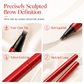 ✍️ Stylo à sourcils liquide | Marqueur à sourcils à 4 pointes pour un effet « poils »