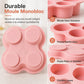📢📢50% DE RÉDUCTION !! ⏰ Moule rond en silicone de 10 cm pour friteuse à air – 3 ou 4 cavités, démoulage facile et cuisson polyvalente