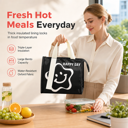 ✨ 50 % DE RÉDUCTION EN CE MOMENT ! !✨🥗 Pour garder vos repas frais toute la journée ! Sac isotherme renforcé pour le déjeune