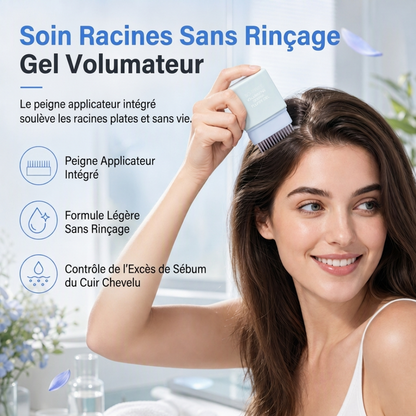 ⚡ PROMO FLASH -50% 💇 Gel coiffant volumateur sans rinçage, peigne intégré, coiffure rapide et tenue durable ✨