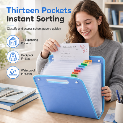 Organisez n'importe quel sujet en un clin d'œil ! Classeur A4 imperméable et infroissable