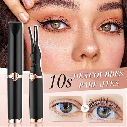 🔥👁️ Electric Heated Eyelash Curler – Rechargeable Mini Portable Lash Curler for Long-Lasting Lift & Curl 💕