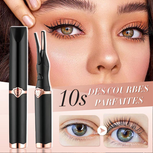 🔥👁️ Electric Heated Eyelash Curler – Rechargeable Mini Portable Lash Curler for Long-Lasting Lift & Curl 💕