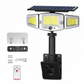 🔥 50% DE RÉDUCTION ! ✨Lampe solaire à 3 têtes avec détecteur de mouvement