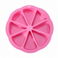 Moule à gâteau en silicone triangulaire à 8 cavité