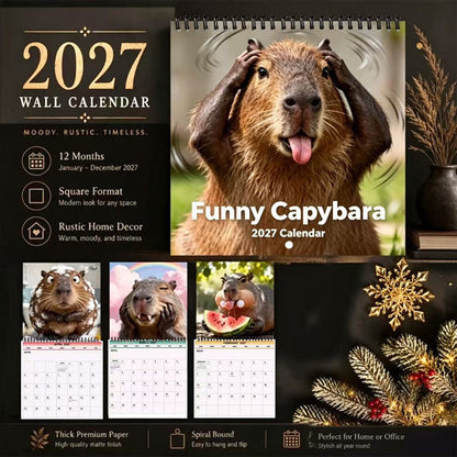 Calendrier humoristique des capybaras 202