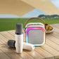 ⏳🎤 50 % DE RÉDUCTION EN CE MOMENT !✨🎵Mini-machine à karaoké pour enfants avec microphones sans fil