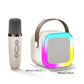 ⏳🎤 50 % DE RÉDUCTION EN CE MOMENT !✨🎵Mini-machine à karaoké pour enfants avec microphones sans fil