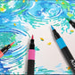Marqueur à peinture acrylique à séchage rapide à double point