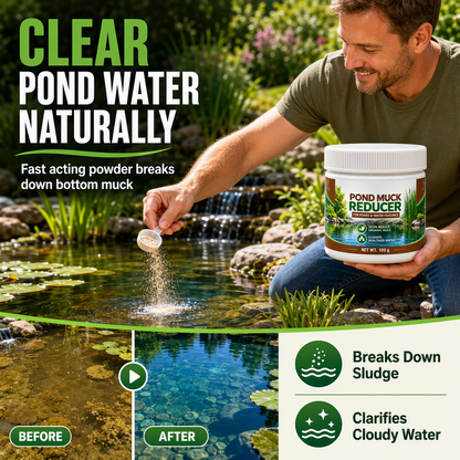 Poudre clarifiante pour bassins à poissons et piscine