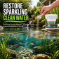 Poudre clarifiante pour bassins à poissons et piscine