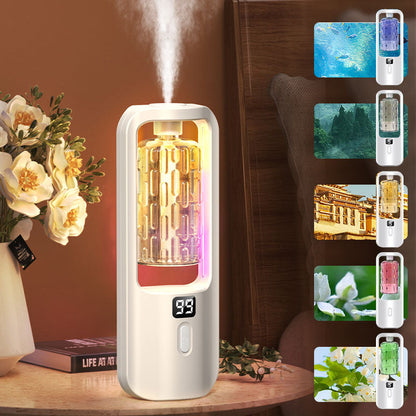 Créez une ambiance en un clin d'œil ! Diffuseur d'aromathérapie sans fil 2-en-1