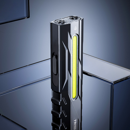 🔦 Lampe torche LED multifonction magnétique : 1 500 lumens, UV et laser, port Type-C, autonomie de 10 à 12 heures