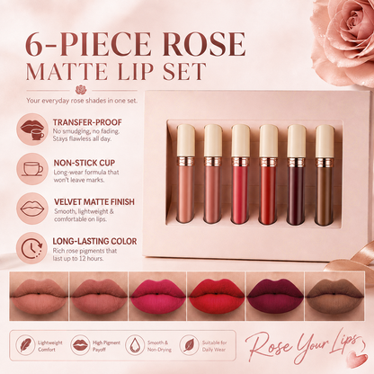 💄 Rouge à lèvres liquide mat « Rose »