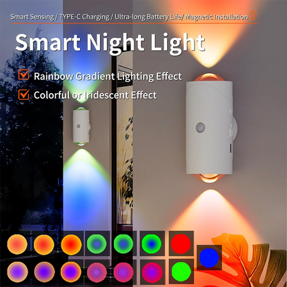 Veilleuse à Changement de Couleur avec Détection Automatique