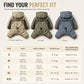 Manteau d’hiver matelassé pour chien, imperméable et coupe-vent