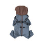 Manteau d’hiver matelassé pour chien, imperméable et coupe-vent