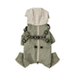 Manteau d’hiver matelassé pour chien, imperméable et coupe-vent