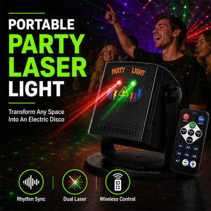 Laser de fête rechargeable avec télécommand
