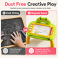 🎨 OFFRE À DURÉE LIMITÉE : 50 % DE RÉDUCTION ! ✨ Tableau de dessin magnétique pour enfants – Sans poussière, coloré, sûr 🪁