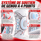 Genouillère sportive réglable par molette avec ressorts en alliage de soutien