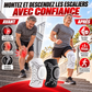 Genouillère sportive réglable par molette avec ressorts en alliage de soutien
