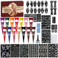 Kit de tatouages temporaires au henné avec pochoir