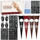 Kit de tatouages temporaires au henné avec pochoir