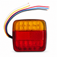 🚛 50 % DE RÉDUCTION POUR UNE DURÉE LIMITÉE ! 💡 Feux arrière bicolores à 26 LED – Lumineux, étanches, 12 V/24 V ✅