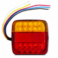 🚛 50 % DE RÉDUCTION POUR UNE DURÉE LIMITÉE ! 💡 Feux arrière bicolores à 26 LED – Lumineux, étanches, 12 V/24 V ✅