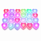 Lot de 24 bougies chauffe-plat LED sans flamm