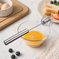 🥣 Fouet rotatif semi-automatique en acier inoxydable – Mélange rapide et sans effort, d'une simple pression ✨