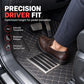 Tapis de sol universel pour voiture, résistant à l'usure, avec renfort au niveau du talon