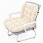 Coussin de siège chauffant intégré en peluche épaisse d'hiver avec dossier, amovible et lavable, tapis de chaise chaud pour bureau et chaises de bureau d'étudiants
