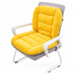 Coussin de siège chauffant intégré en peluche épaisse d'hiver avec dossier, amovible et lavable, tapis de chaise chaud pour bureau et chaises de bureau d'étudiants