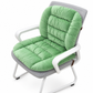 Coussin de siège chauffant intégré en peluche épaisse d'hiver avec dossier, amovible et lavable, tapis de chaise chaud pour bureau et chaises de bureau d'étudiants