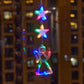 ❄️ Guirlande lumineuse LED « flocons de neige » de Noël à ventouses à faire soi-même ✨ | Fonctionnant à piles, lumière chaude et multicolore, guirlande lumineuse à ventouses pour fenêtre, décoration de Noël pour la maison et les fêtes