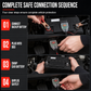 Outil de remplacement de batterie OBD pour voiture et économiseur de mémoire d'ordinateur avec détecteur de fuites à affichage numérique